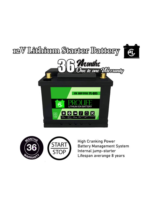 ProLife Lithium Battery (LifePO4) PL-Q85 (D23L)